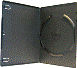 7mm Black Machine Packable DVD Case-Single