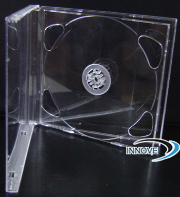 10.4mm Double CD Boxes Transparent