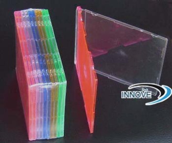 5.2mm Slim CD Jewel Cases with Color Trays