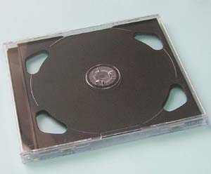 10.4mm Triple CD Jewel Case Black Tray