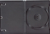 Standard 14mm Black Machine Packable Single DVD Case