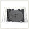 4.5mm Jewel CD Case Black for 80mm mini CDs
