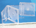 Clear and color CD cases