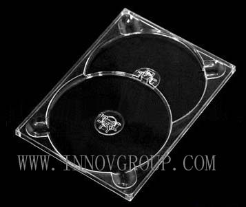 7mm Clear Double CD DVD Digitrays