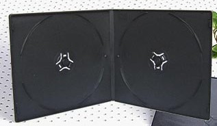 7MM Black PP CD Case Double