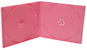7MM Pink PP CD Case Double