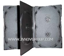 Sextuple Overlap Multiple DVD Case