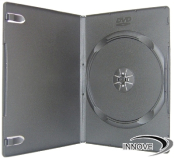 9mm Slim Single DVD Case Black