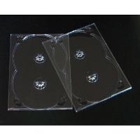 5mm Clear DVD Digipack for 2 Discs 5mm Double DVD Digipacks