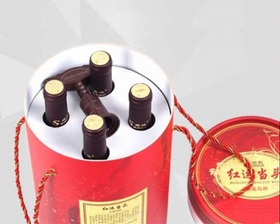 3-bottle Wine Gift Box with Cardboard Divider