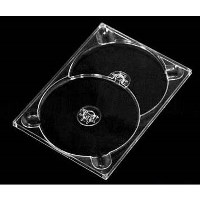 Clear Double CD Digitray Clear CD Digitray for 2 Discs