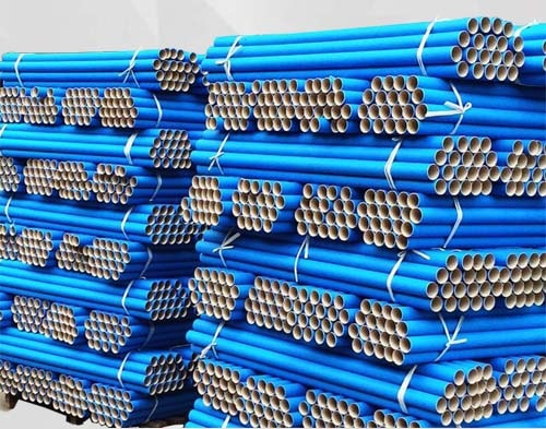 Long Colored Paper Tubes Blue Paper Cores