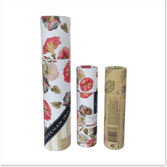 Mini Perfume Packaging Boxes Round Paper Boxes for Small Bottles