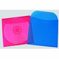Single PP DVD Sleeves with Flap Cover Non-woven CD Sleeves