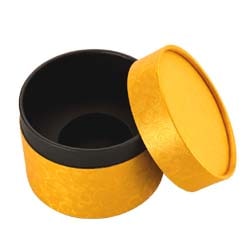 Gold gift boxes with lids